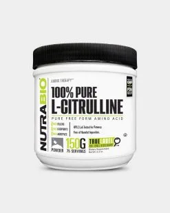 NutraBio 100% Pure L-Citrulline -Fitness Equipment Sales NUTRAB5080049 grey