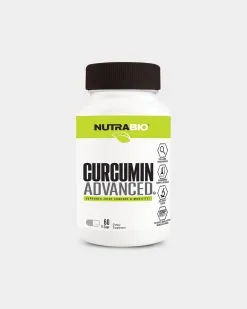 NutraBio Curcumin Advanced -Fitness Equipment Sales NUTRAB5790067 grey