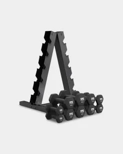 Fitness Equipment Sales -Fitness Equipment Sales Neoprene Dumbbell Set Rack 1 grey