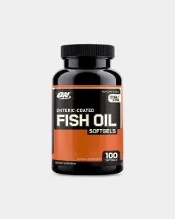 Optimum Nutrition Fish Oil Softgels 7 Optimum Nutrition Fish Oil Softgels -Fitness Equipment Sales OPT144 grey