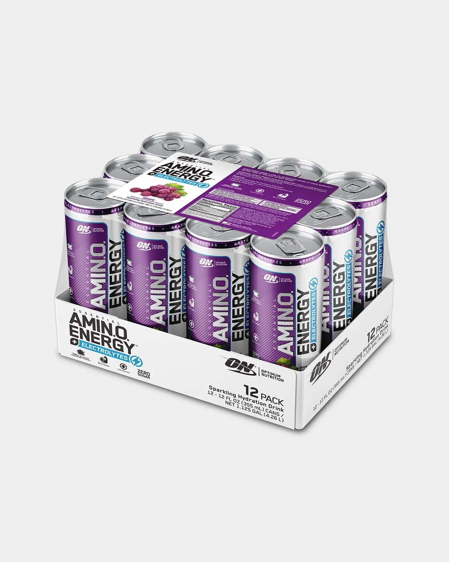 Optimum Nutrition AmiN.O. Energy + Electrolytes Hydration Drink 5 Optimum Nutrition AmiN.O. Energy + Electrolytes Hydration Drink - Image 3