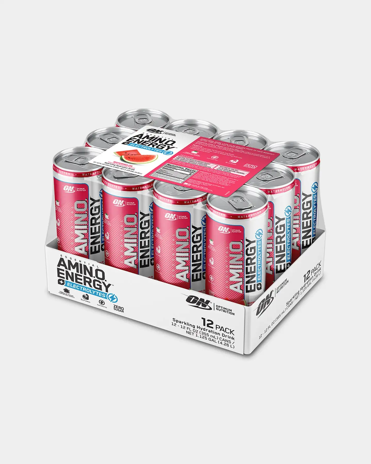 Optimum Nutrition AmiN.O. Energy + Electrolytes Hydration Drink 4 Optimum Nutrition AmiN.O. Energy + Electrolytes Hydration Drink - Image 2