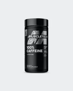 MuscleTech Platinum 100% Caffeine -Fitness Equipment Sales PlatinumCaffeine Frontapril2022 grey