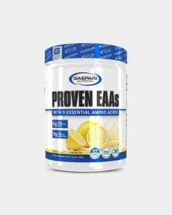 Gaspari Nutrition Proven EAAs -Fitness Equipment Sales Proven EAAs Lemon Ice Front white grey
