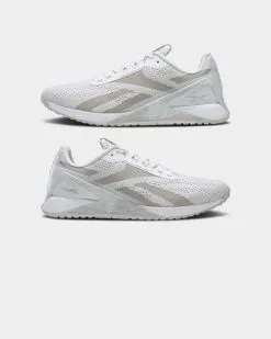 Reebok Nano X1 Training Women's Shoes 17 Reebok Nano X1 Training Women's Shoes -Fitness Equipment Sales Reebok Nano X1 Training Women s Shoes Ftwr White Pure Grey Sides grey