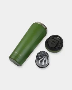 Ice Shaker 36oz. Shaker 36oz. -Fitness Equipment Sales SKU30000190 Ice Shaker 36oz Shaker 36oz Green pieces grey