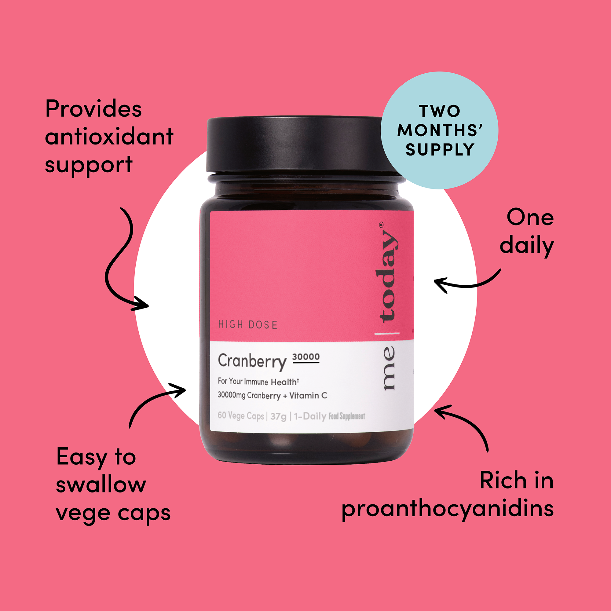 Me Today Cranberry Urinary Tract Health 4 Me Today Cranberry Urinary Tract Health - Image 2