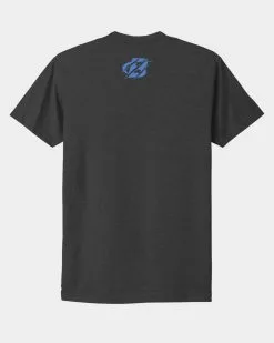 Bodybuilding.com Clothing Shredded Tee -Fitness Equipment Sales Shredded Charcoal Tee back grey