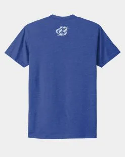 Bodybuilding.com Clothing Shredded Tee -Fitness Equipment Sales Shredded Tee Royal back grey