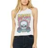 Bodybuilding.com Clothing Women's Skull Cropped Tank 2 Bodybuilding.com Clothing Women's Skull Cropped Tank -Fitness Equipment Sales Skull Cropped white tank 8 4 21