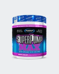 Gaspari Nutrition SuperPump MAX -Fitness Equipment Sales SuperPumpMAX GrapeCooler 40serv image grey
