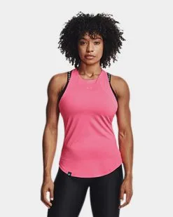 Under Armour Women's Sport 2-in-1 Tank Top -Fitness Equipment Sales UA6370180 grey