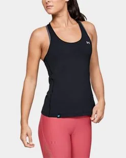 Under Armour Women's UA HeatGear® Armour Racer Tank -Fitness Equipment Sales UA6370191 grey