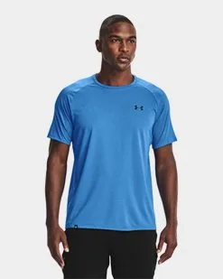 Under Armour Men's UA Tech 2.0 Short Sleeve T-Shirt -Fitness Equipment Sales UA6370254 grey