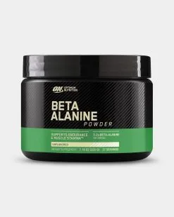 Optimum Nutrition Beta-Alanine Powder -Fitness Equipment Sales US Beta Alanine 37srv Unflavored 1 21 10 21 grey