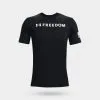 Under Armour Freedom Flag Bold Tee -Fitness Equipment Sales Under Armour Freedom Flag Bold Tee Black Front grey 1