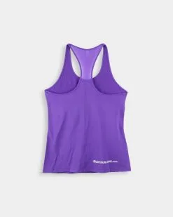 Under Armour HG Women's Racerback Tank Top -Fitness Equipment Sales Under Armour UA HG Armour Racer Tank Purple Zest 2 grey