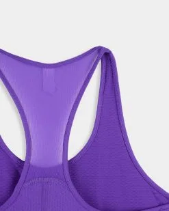 Under Armour HG Women's Racerback Tank Top -Fitness Equipment Sales Under Armour UA HG Armour Racer Tank Purple Zest 3 grey