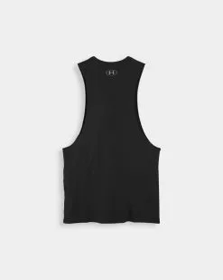 Under Armour Cut Off-Style Tank 15 Under Armour Cut Off-Style Tank -Fitness Equipment Sales Under Armour UA Left Chest Cut off Tank Black 2 grey