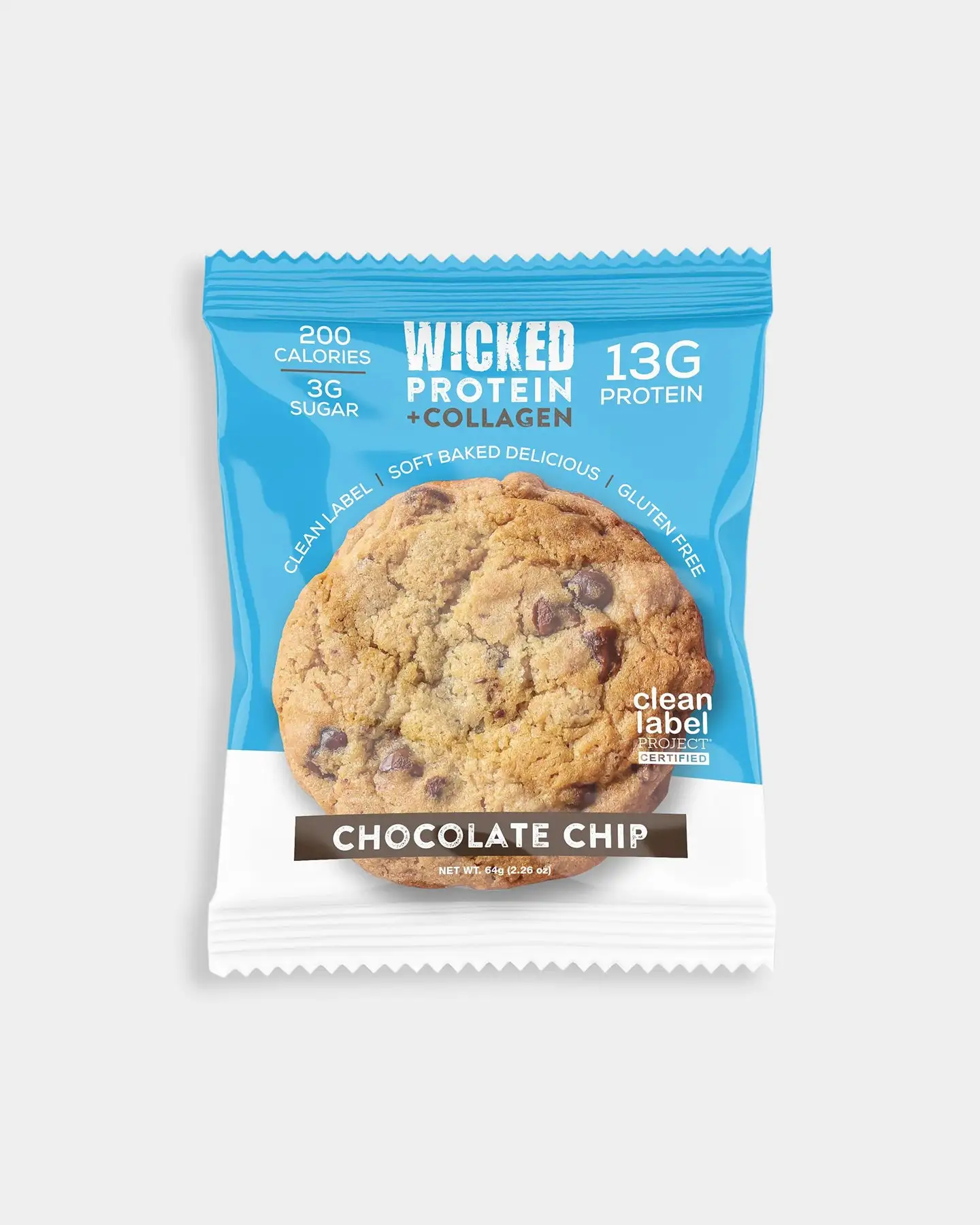 Wicked Protein Protein + Collagen Cookies 6-pk 3 Wicked Protein Protein + Collagen Cookies 6-pk
