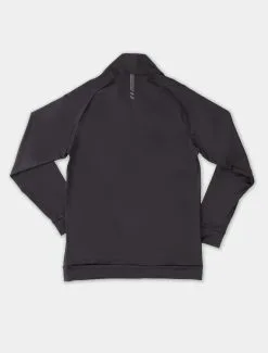 Bodybuilding.com Clothing Men's Performance 1/4 Zip Compression Pullover Jacket -Fitness Equipment Sales mens 1 4 Zip compression pullover jacket black NEW BACK grey