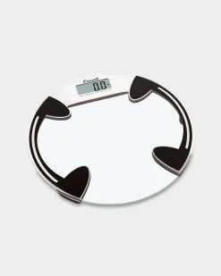 Escali Round Glass Bathroom Scale