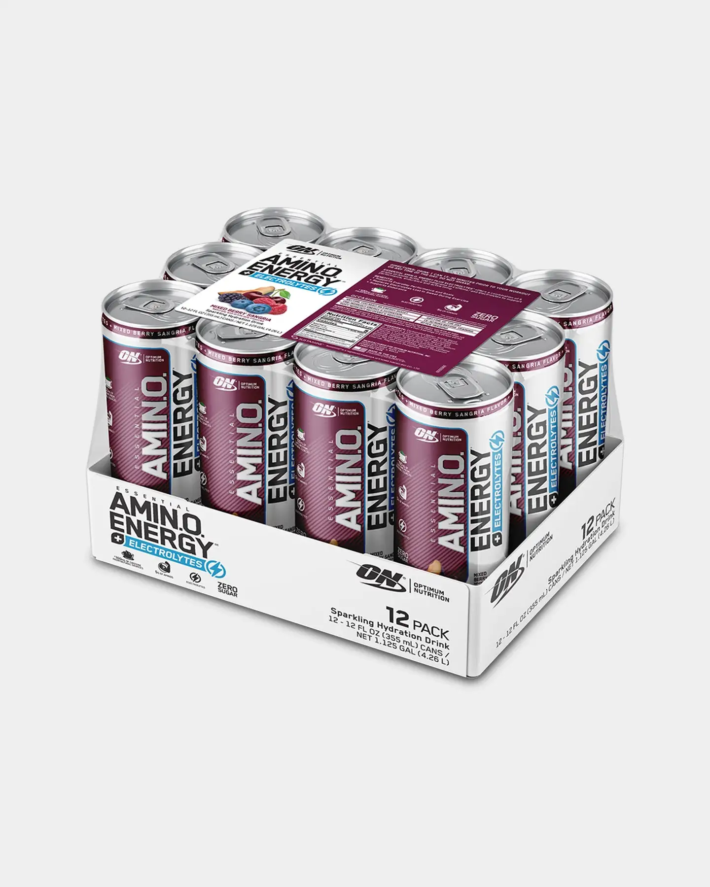 Optimum Nutrition AmiN.O. Energy + Electrolytes Hydration Drink 3 Optimum Nutrition AmiN.O. Energy + Electrolytes Hydration Drink