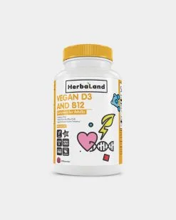 Herbaland Vegan D3 And B12 Gummies