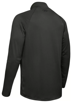 Under Armour Men's UA Tech™ Half Zip Long Sleeve -Fitness Equipment Sales techhalfzip black back